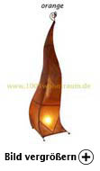  Bambus Stehlampe Mauretania Orange