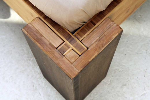 HAVANNA Bambusbett ohne Rückenlehne 240x220cm