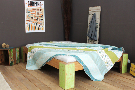 PALAU Bambusbett ohne Rückenlehne 120x200cm