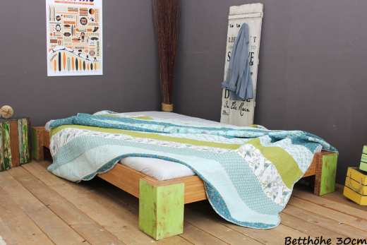 PALAU Bambusbett ohne Rückenlehne 160x220cm