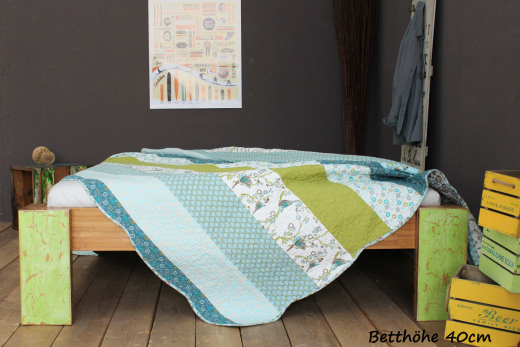 PALAU Bambusbett ohne Rückenlehne 160x220cm