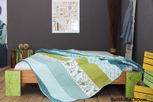 PALAU Bambusbett ohne Rückenlehne 160x220cm