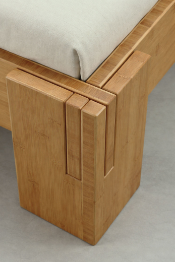 BALI Bambusbett ohne Rückenlehne 120x220cm