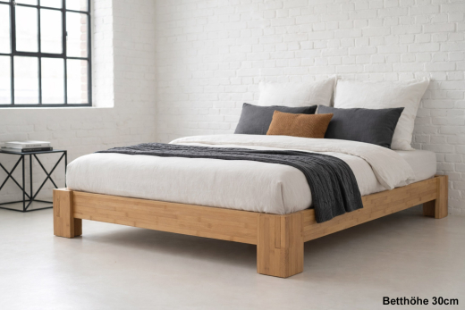 BALI Bambusbett ohne Rückenlehne 120x220cm