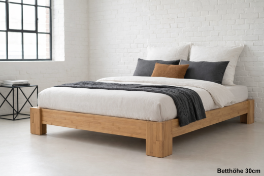 BALI Bambusbett ohne Rückenlehne 140x200cm