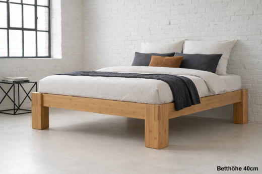 BALI Bambusbett ohne Rückenlehne 140x200cm