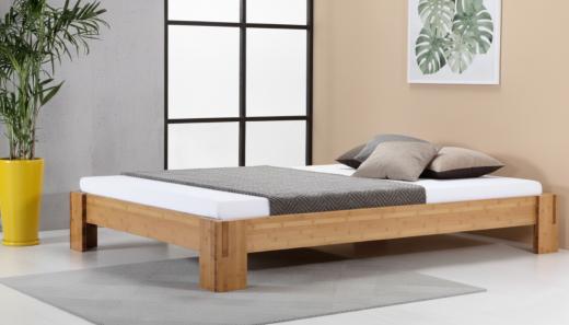 BALI Bambusbett ohne Rückenlehne 200x200cm