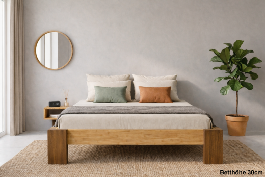 HAVANNA Bambusbett ohne Rückenlehne 240x220cm