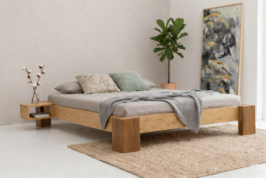 HAVANNA Bambusbett ohne Rückenlehne 200x220cm