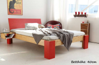 OSAKA Bambusbett mit Rückenlehne Hainan 180x220cm