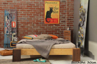 HAVANNA Bambusbett ohne Rückenlehne 120x200cm