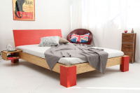 OSAKA Bambusbett mit Rückenlehne Hainan 120x200cm