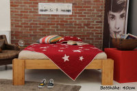 BURMA Bambusbett ohne Rückenlehne 90x200cm