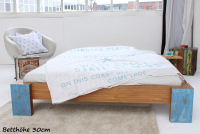 ARUBA Bambusbett ohne Rückenlehne 200x200cm