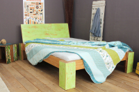 PALAU Bambusbett mit Rückenlehne Hainan 160x200cm