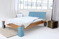 ARUBA Bambusbett mit Rückenlehne Hainan 120x200cm