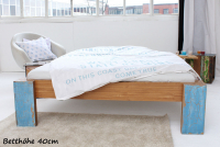 ARUBA Bambusbett ohne Rückenlehne 90x200cm