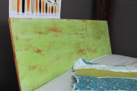 PALAU Bambusbett mit Rückenlehne Hainan 180x220cm