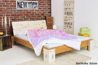 TIBET Bambusbett mit Rückenlehne Hainan 90x220cm