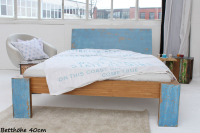 ARUBA Bambusbett mit Rückenlehne Hainan 90x220cm