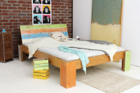 HAWAII  Bambusbett mit Rückenlehne Hainan 90x220cm