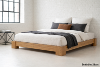 BALI Bambusbett ohne Rückenlehne 140x200cm