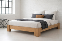 BALI Bambusbett ohne Rückenlehne 200x200cm