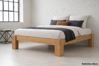 BALI Bambusbett ohne Rückenlehne 120x220cm