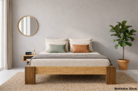 HAVANNA Bambusbett ohne Rückenlehne 240x220cm