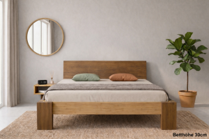 HAVANNA Bambusbett mit Rückenlehne Hainan 240x200cm